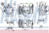Компрессор кондиционера NISSENS 890041 (фото 1)