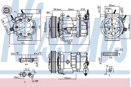Компрессор кондиционера NISSENS 890041