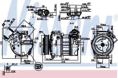 Компрессор кондиционера First Fit NISSENS 890123