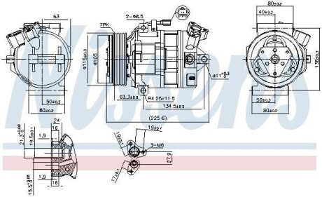 Компресор кондиціонера First Fit NISSENS 890138