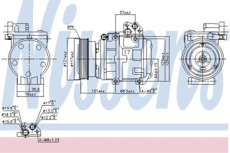 Компресор кондиціонера First Fit NISSENS 890234