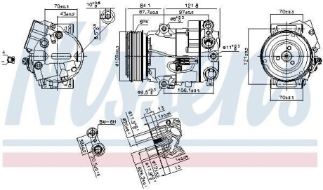 Компрессор кондиционера First Fit NISSENS 890259