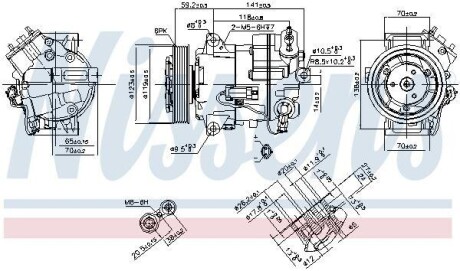 Компрессор кондиционера First Fit NISSENS 890264