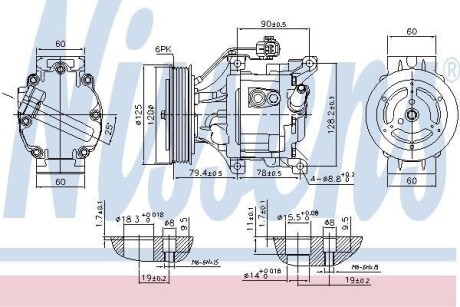 Компрессор кондиционера First Fit NISSENS 890323