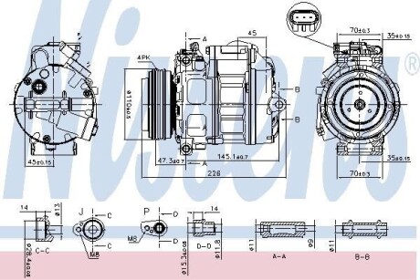 Компрессор кондиционера First Fit NISSENS 890329