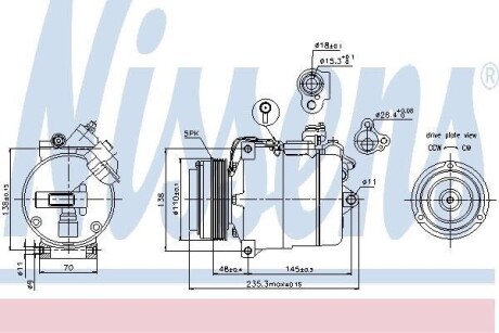 Компресор кондиціонера First Fit NISSENS 89034