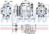 Компресор кондиціонера NISSENS 890584 (фото 1)