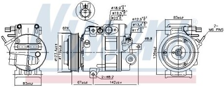 Компресор кондиціонера First Fit NISSENS 890685