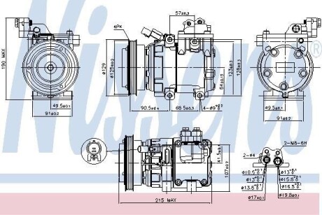 Компрессор кондиционера First Fit NISSENS 89085