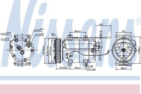 Компресор кондиціонера First Fit NISSENS 89101