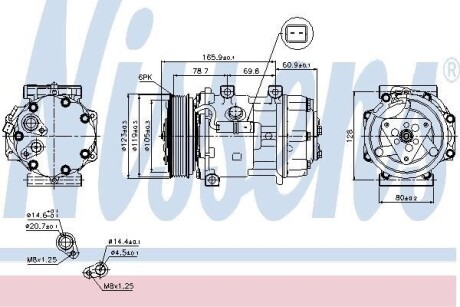 Компрессор кондиционера First Fit NISSENS 89136