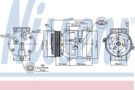 Компрессор кондиционера First Fit NISSENS 89217