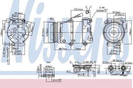 Компрессор кондиционера First Fit NISSENS 89234