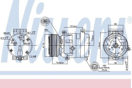 Компресор кондиціонера First Fit NISSENS 89267