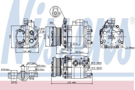 Компрессор кондиционера First Fit NISSENS 89354