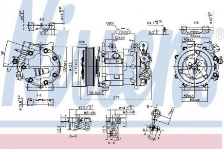 Компрессор кондиционера NISSENS 89362