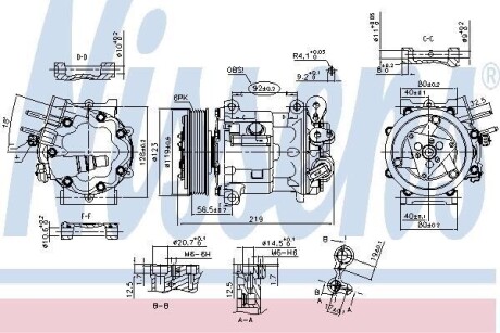 Компрессор кондиционера First Fit NISSENS 89404