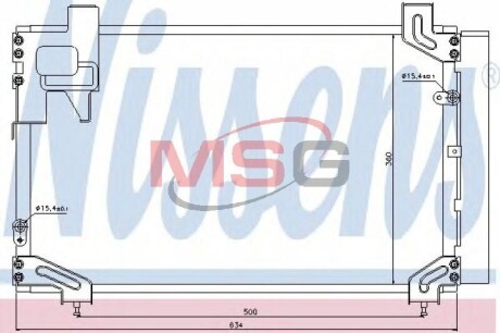 Радиатор кондиционера First Fit NISSENS 940020