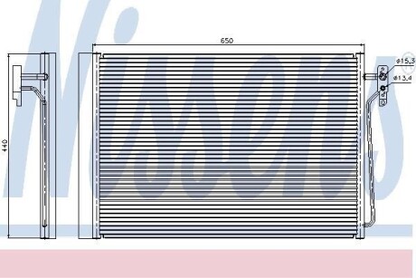 Радіатор кондиціонера First Fit NISSENS 940045