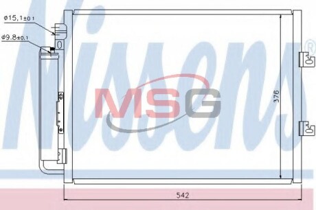 Конденсатор без хладогену NISSENS 940126