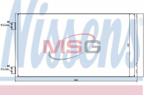 Радиатор кондиционера First Fit NISSENS 940204