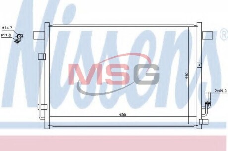 Радиатор кондиционера First Fit NISSENS 940403