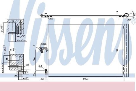 Конденсер кондиціонера NISSENS 940420