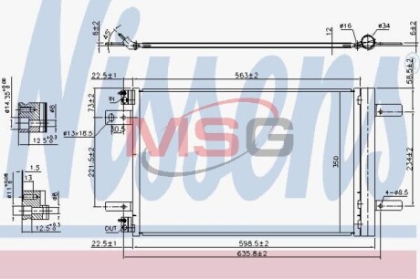 Радиатор кондиционера First Fit NISSENS 940458