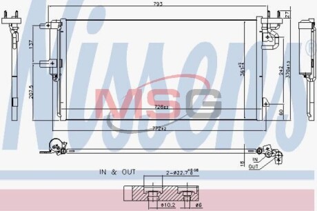 Радиатор кондиционера First Fit NISSENS 940764