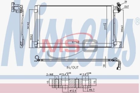 Радиатор кондиционера First Fit NISSENS 940793