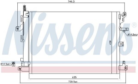 Радиатор кондиционера First Fit NISSENS 940830