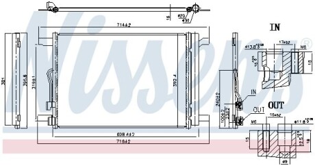 Радиатор кондиционера First Fit NISSENS 940834