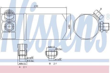 Осушувач кондиціонера NISSENS 95262