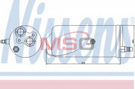 Осушувач кондиціонера NISSENS 95329 (фото 1)