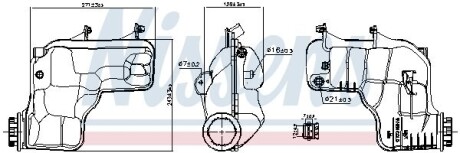 Бачок розширювальний NISSENS 996166