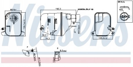 Розширювальний бак охолодження NISSENS 996168