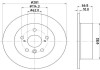 ДИСК ГАЛЬМIВНИЙ ЗАДНIЙ Lexus ES 3.5/ Toyota Camry 2.4, 3.5 (06-00) Nisshinbo ND1077K (фото 1)