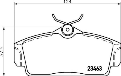 Колодки гальмові дискові передні Nissan Almera 1.5, 1.8, 2.2 (00-) Nisshinbo NP2052