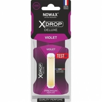 Ароматизатор целлюлозный с капсулой X Drop Deluxe - Violet NOWAX NX00069 (фото 1)