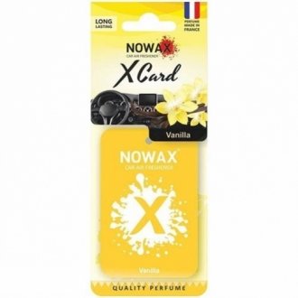 Ароматизатор "X CARD" - Vanilla NOWAX NX07536 (фото 1)