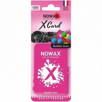 Ароматизатор "X CARD" - Bubble Gum NOWAX NX07540 (фото 1)