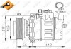 Компресор кондиціонера Audi A4/A6/A8/VW Passat 94-12 (6PK/d=119mm) NRF 32111 (фото 1)