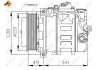 Компресор кондиціонера MB C-Class (W203/S203) 1.8 02-08 NRF 32215 (фото 2)