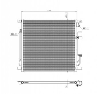 Радиатор кондиционера NRF 350502