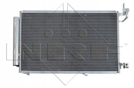 Радіатор кондиціонера (з осушувачем) Ford Fiesta 1.25-1.6 08- NRF 35903 (фото 1)