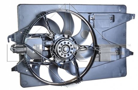 Вентилятор радіатора Ford Mondeo III 2.0-3.0 00-07 (з дифузором) NRF 47262 (фото 1)