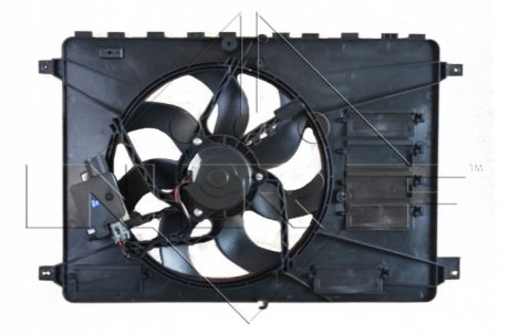 Вентилятор радиатора Ford Mondeo 2.0/2.2TDCi 07-15 (с диффузором) NRF 47593