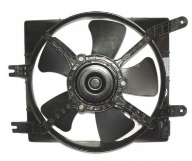 Вентилятор радиатора Chevrolet Lacetti/Nubira 1.4-2.0 05- (с диффузором) NRF 47654 (фото 1)