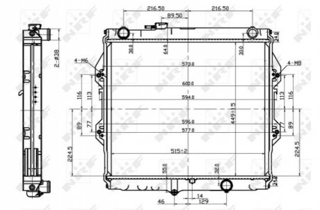 Радиатор NRF 53151