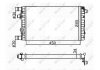 Радіатор охолодження Fiat Seicento 1.1 98-10 NRF 53602 (фото 2)